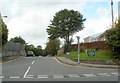 Entrance road to Glenfields estate, Trecenydd, Caerphilly