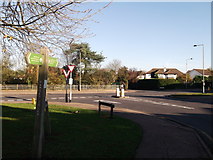 TQ3459 : London Loop crosses Limpsfield Road in Hamsey Green by David Anstiss