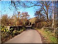 Rural Lane and Bridge near Hope Quarry