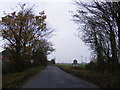 Entering Denham on Hoxne Road