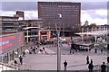 Looking towards Stratford Centre from Footbridge