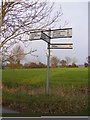 Roadsign on Worlingworth Road