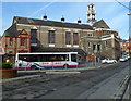 SE side of town hall and market, Maesteg