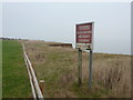 TM2623 : Walton on the Naze: keep clear of the cliff edge by Chris Downer