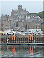 HU4741 : Lerwick: the Town Hall from across the harbour by Chris Downer