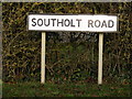 Southolt Road sign