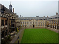 TL4457 : Old Court at Peterhouse, Cambridge by Roger  D Kidd