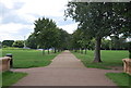 Tree lined path, Eaton Park