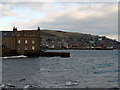 House and slipway beside Stromness Harbour