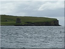 HU4523 : Mousa Broch from the ferry by Rob Farrow