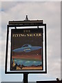 The Flying Saucer Pub Sign, Hempstead