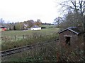 Rail-side hut near Wester Lovat