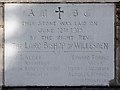 St Stephen, Park Avenue, Bush Hill Park - Foundation stone