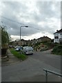 Looking south-southwest down Spring Lane