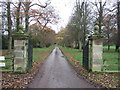 Gateway and track to Langton Hall