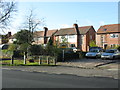 SP0374 : Houses on the A441 at Hopwood by Peter Whatley