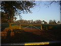 Entrance to field, Cobham Park