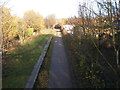 Site of Killamarsh Station from the footbridge