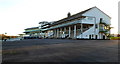 Main stands at Chepstow Racecourse