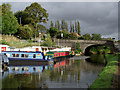 Boatyard and canal at Preston Brook, Cheshire