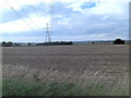 Pylons across Walland Marsh