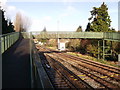 Footbridge over the railway in Hurst Green