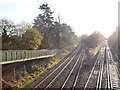 Railway junction near Hurst Green