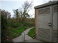 A footpath leading to Tong Road