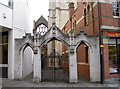 The Temple and Holy Cross church archway