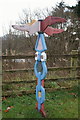 NT5135 : National Cycle Network signpost near Galashiels by Jim Barton