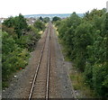 Line to Weston-super-Mare railway station