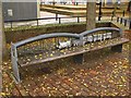 Bench at the Brunel Museum, Rotherhithe Street, SE16