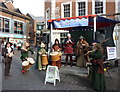 Musicians in Rose Square, Canterbury