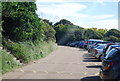 TR3342 : Car park, White cliffs of Dover by N Chadwick