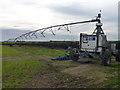 TF7321 : Giant irrigation rig in Norfolk by Richard Humphrey