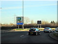 M6 Motorway Island Junction 10 - Northbound Turn.