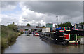 Canal boatyard near Lostock Gralam, Cheshire