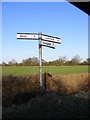 TM2671 : Roadsign on Wilby Lane by Geographer