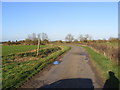 TM2671 : Lane Farm Lane & the footpath to Well's Corner by Geographer