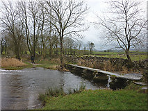 SD7768 : Flascoe Bridge and ford, Austwick Beck by Karl and Ali