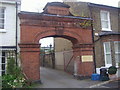 Entrance to Barnes infant school, Archway Street