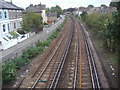 Railway line in Mortlake