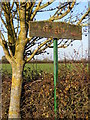 TM2976 : Cratfield Hall sign by Geographer