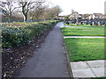 Path in Bridlington Cemetery