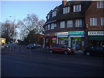 TQ0979 : Shops on the corner of Station Road and North Hyde Road by David Howard