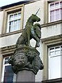 Mercat cross unicorn, Broad Street