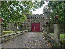 SJ3165 : The gateway to Hawarden Castle by Eirian Evans