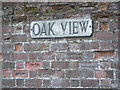 TM3569 : Oak View sign by Geographer