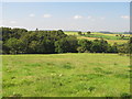 Farmland and woodland between Turf House and Stotsfold Hall