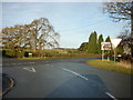 Looking across the A41 towards King